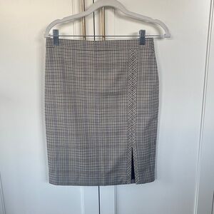 Ann Taylor Houndstooth Pencil Skirt